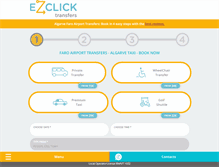 Tablet Screenshot of ezclick-transfers.com